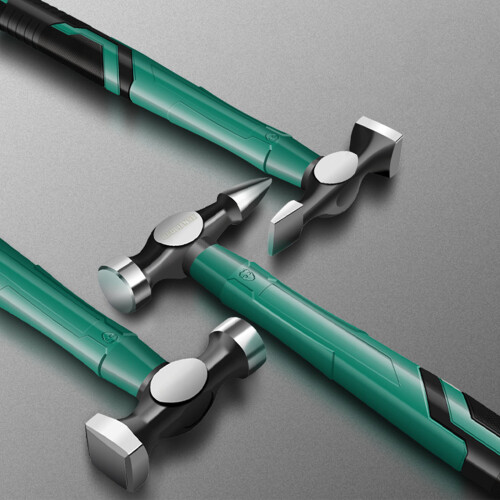 Comfortable Grip Nonslip Handle Hammer-Sheet metal hammer s 2
