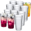 RUseeN 16 oz Unbreakable Plastic Tumblers (12 Pack) 1