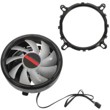 Computerkoelventilator 12 cm met hydraulisch lager, RGB-verlichting, stil, CPU