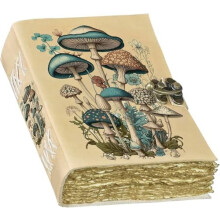 Vintage Pilz-Notizbuch, botanisches Notizbuch, 200 Seiten