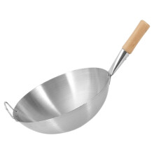 Stainless Steel Round Bottom Wok 1 Pack