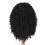 Peruca frontal para mulheres negras com cabelo longo e cacheado de 56 cm, peruca afro com tratamento térmico e pente para cabelo. 2