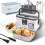 Verwarmde lunchbox 1,8L + 0,5L 80W draagbare verwarmer 1