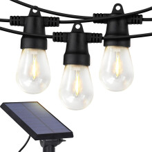 Ambience Pro napelemes kültéri fényfüzér, 7,3 m, 12 izzó