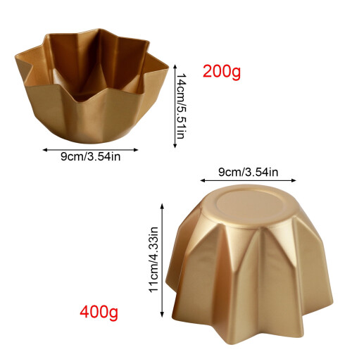 Forma de bolo em formato de estrela com tubo central, 23 cm (9 polegadas) 2