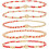 Gold Beaded Stack Bracelets for Women 5 pcs 1