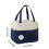 Große, isolierte Lunchtasche, tragbare Bento-Box, Picknicktasche, blau 3