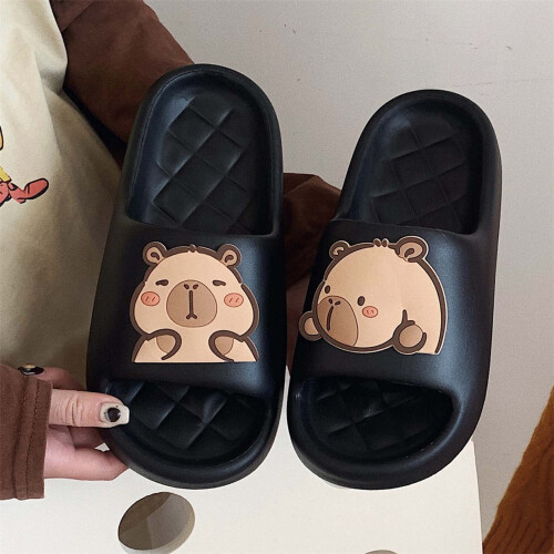 Παντόφλες για γυναίκες, Χαριτωμένα και Capybara EVA Thong Σανδάλια Casual Home με μαλακή σόλα, 1