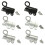2Pcs Window Gate Security Pull Rings Spring Bounce Door Bolt Automatic Latches Lock Door Hardware Easy to Install 7