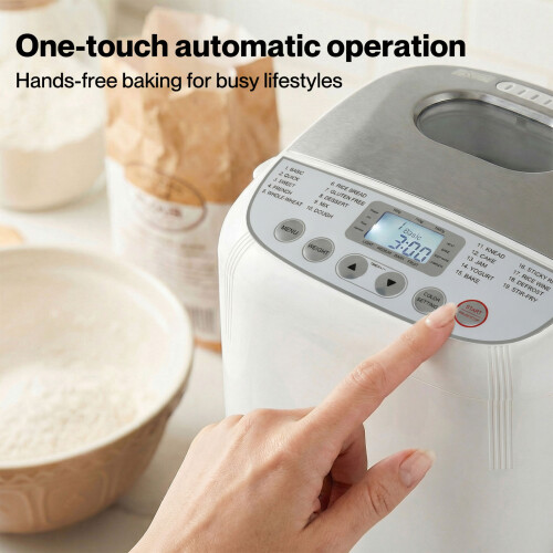 Spector Automatic Bread Maker Machine 2LB 19 in 1 600W Non Stick Stainless Steel 2