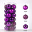 Purple Christmas Baubles 30mm – 24-Pack Shatterproof Tree 1