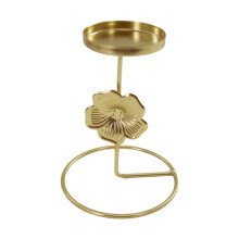 Gold Iron Butterfly Candle Holder, Vintage Style, 1 Pack