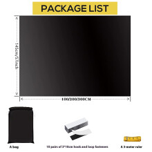 Roleta zaciemniająca tymczasowa – roleta okienna PCV 300x145 cm