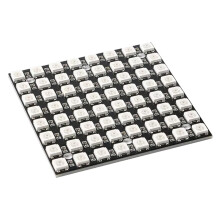 Module LED WS2812B8x8, panneau carré couleur 64 pixels