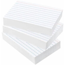 Karteikarten 3x5 liniert weiß 300 Stück