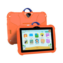 7-tommers nettbrett for barn med beskyttelsesetui, 2 GB RAM, 16 GB