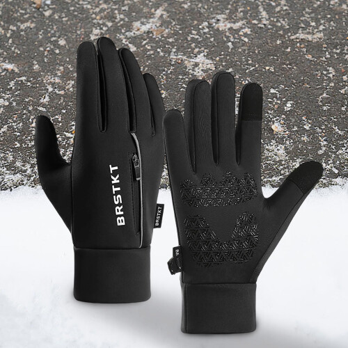Herren-Winterhandschuhe mit Touchscreen – Winddicht, Warm,