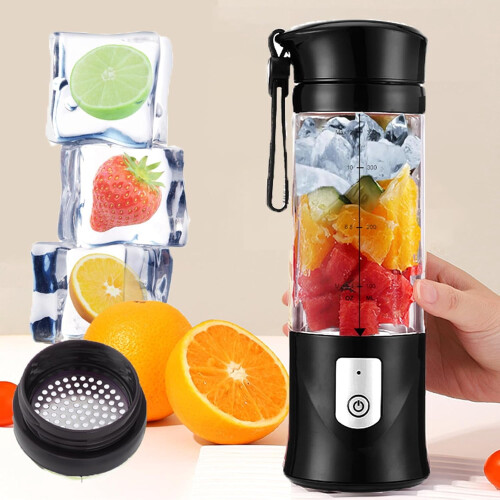 Blender portable pour smoothies 4000 mAh noir