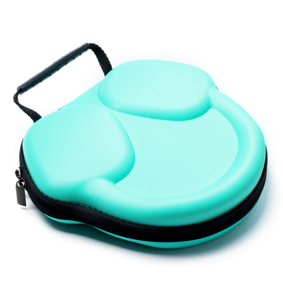 Headphone Storage Case With Zipper And Mesh Pockets 9058772212542