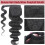 Αλογοουρά Body Wave Ανθρώπινη Τρίχα Wrap Around Αλογοουρά 100% Remy Hair Extensions Φυσικό Χρώμα για 2