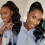 Αλογοουρά Body Wave Ανθρώπινη Τρίχα Wrap Around Αλογοουρά 100% Remy Hair Extensions Φυσικό Χρώμα για 6