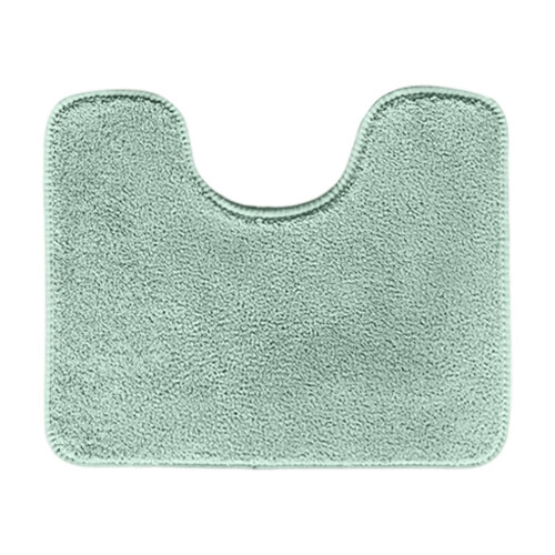 U-Shaped Toilet Bath Mat Microfiber Non-Slip 20" x 20"