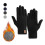 Herre strikkede touchscreen-handsker vintervarme 3