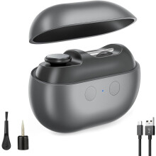 Electric Toenail Clipper for Seniors Black 3-in-1 USB-C