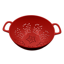 Mini passoire à double poignée, 20 cm, rouge