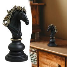 Statue de reine d'échecs en résine, figurine décorative 20 x 10,5 cm