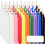 Candele affusolate senza profumo, 11,4 cm x 1,2 cm – 40 pezzi, 10 colori 1