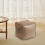 Faux Leather Ottoman Pouf – Waterproof Durable Indoor 6