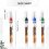 Μαρκαδόρος βαθιών οπών με μακριά κεφαλή, γρήγορο στέγνωμα 20 mm, αδιάβροχος για 3