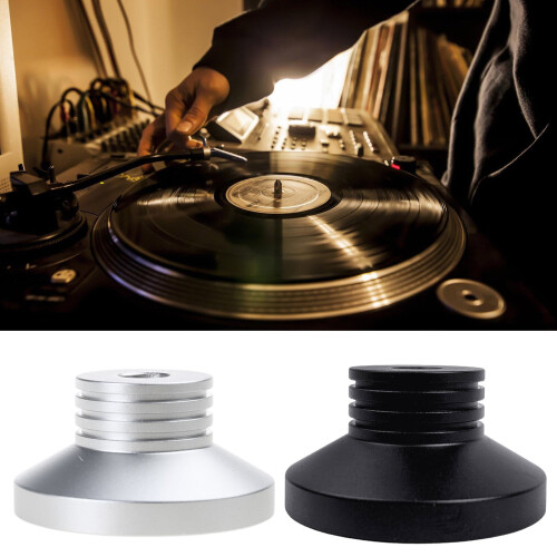 Black Record Weight Clamp for Turntables 1 Pack 1