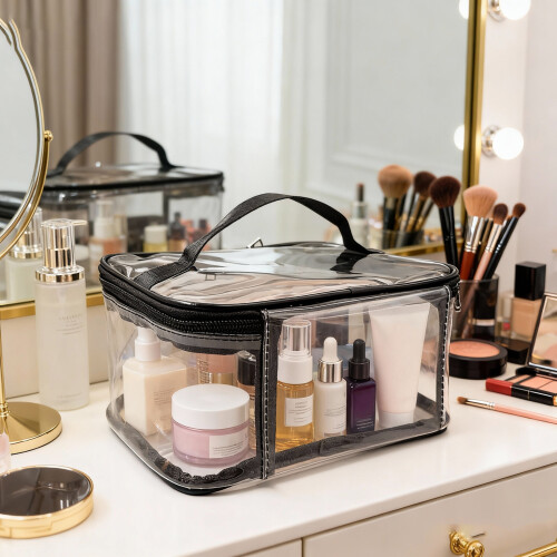 Trousse de maquillage compacte en PVC Oxford avec- palette 2