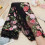 Tecido de tule floral de 1 jarda (49 polegadas) com bordado de flores, renda e malha para acessórios de vestuário. 3