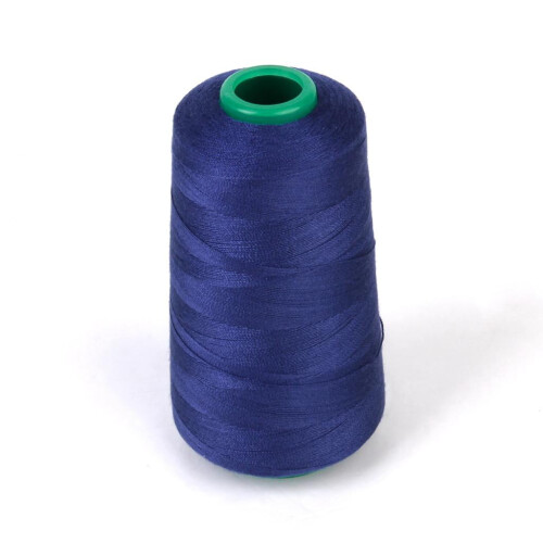 3000Yards/Spool Polyester Sewing Machine Thread 20S/2 for Jeans Leather Bag Navy Mavy Blue 2