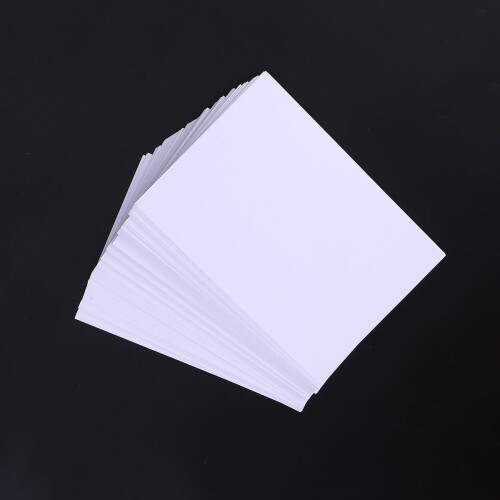 Papel aquarela branco reciclado para desenho e esboço, compatível com lápis, tinta e pastéis. 2