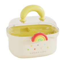 Elegante kinderhaaraccessoires Dubbellaags opslagcontainer-1