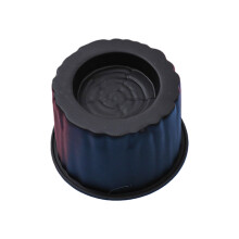 Round Shaped Silicone Mousse Cake Molds Chocolate-Black 3