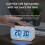 Ceas deșteptător LCD alimentat cu baterii, cu temperatură, dată, 5