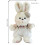 Peluche de conejito vintage de 19,7 pulgadas 3