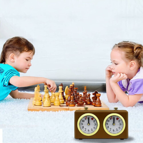 Mechanical Chess Clock Analog for Chess Game Timer Clock Official Clocks No Battery Needed 2