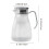 Pichet à eau froide avec couvercle en acier martelé, 1500 ml 5