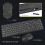 Wireless Keyboard and Mouse Combo - Standard Office PC Optical Mice (Black) 3