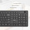 Wireless Keyboard and Mouse Combo - Standard Office PC Optical Mice (Black) 4
