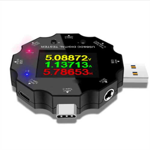 WiFi Tuya Fast Charge Tester Αμπερόμετρο Τάσης USB Type-C PD Φορτιστής Κινητού Τηλεφώνου Ψηφιακό 1