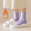 Κάλτσες Ύπνου Fuzzy – Coral Fleece, Σετ 2 Ζευγαριών, Grip Dots | Ρούχα για το Σπίτι, Νοσοκομείο, 4