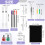 Flexible Sewing Machine Maintenance Set Holding 36 Useful Items 3