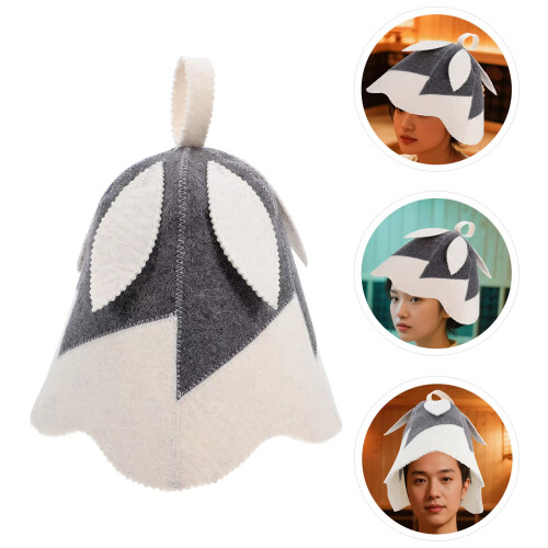 Upgrades Wool Fabric Heat Area Cap with Soft-woolen leaves 2